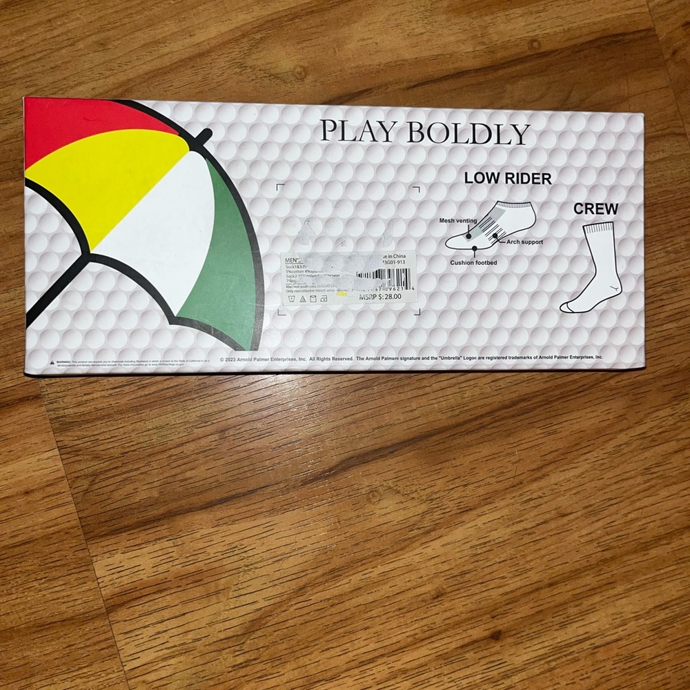 Arnold Palmer NWT men’s socks - Picture 2 of 2